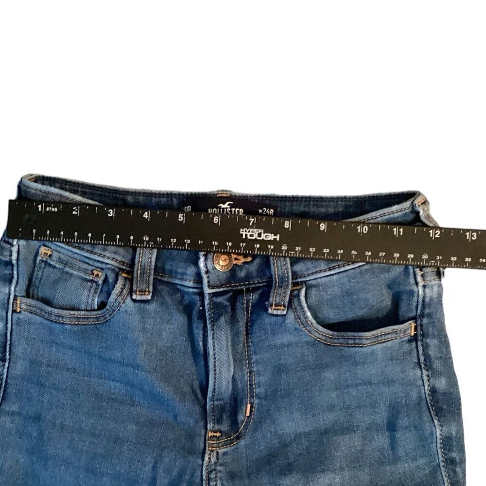 Hollister High Rise Super Skinny Blue Jeans Size 24R - Picture 5 of 7